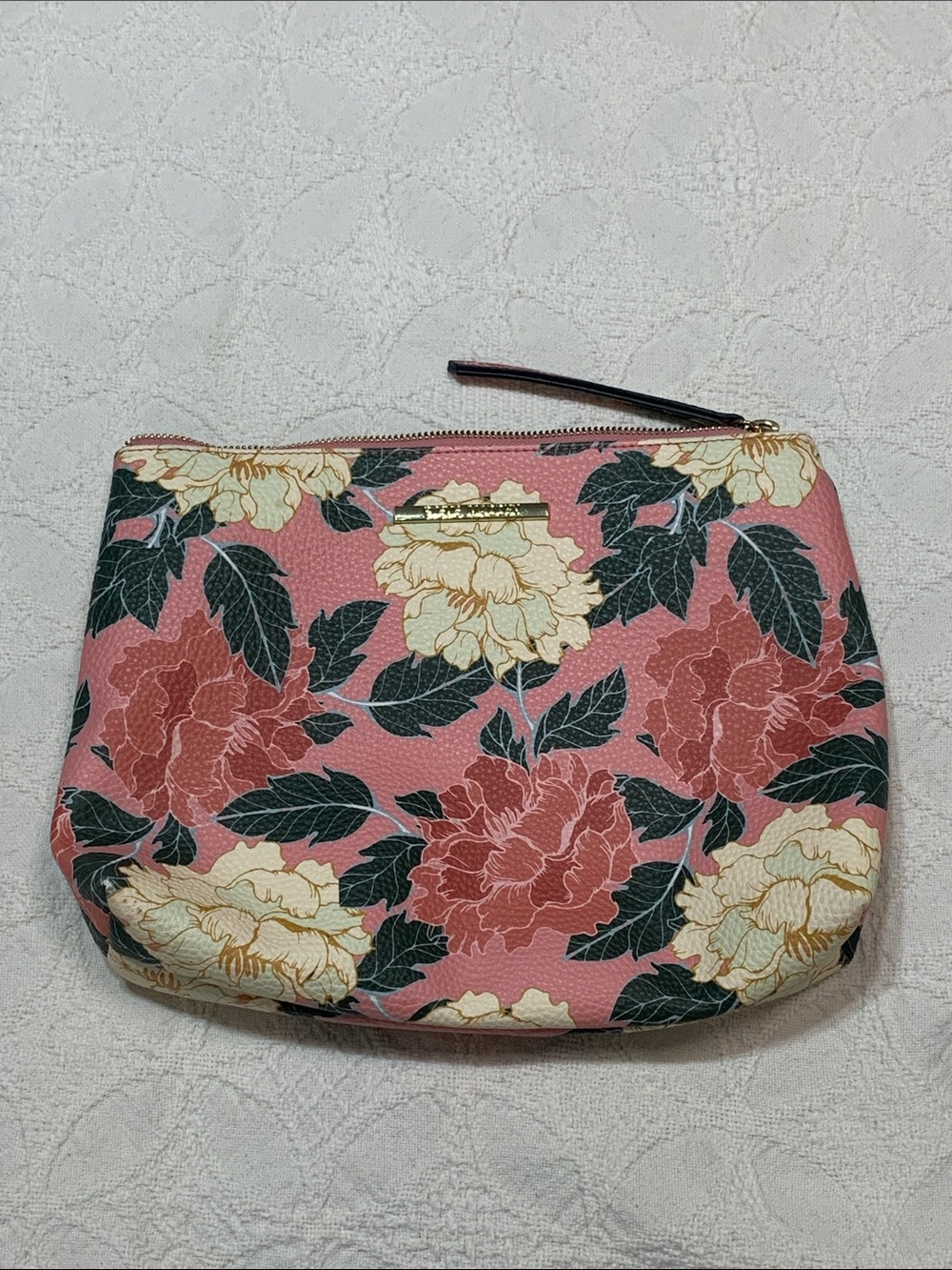 Steve Madden Pink Floral Traveler Bag